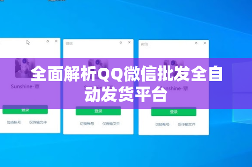 全面解析QQ微信批发全自动发货平台